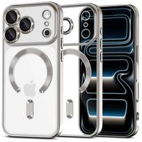 Tech-Protect MagFlex MagSafe dėklas iPhone 17 Pro Max skaidrus sidabrinis