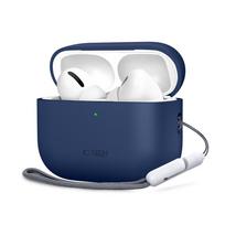 Tech-Protect silikoninis dėklas AirPods Pro 3 tamsiai mėlynas