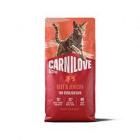 Carnilove Active Sausas pašaras suaugusioms sterilizuotoms katėms su jautiena ir elniena 6 kg
