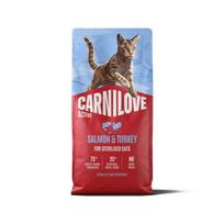 Carnilove Active Sausas pašaras suaugusioms sterilizuotoms katėms su lašiša ir kalakutiena 6 kg