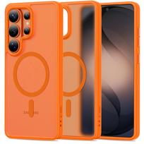 Tech-Protect Magmat MagSafe Dėklas for Samsung Galaxy S26 Ultra - oranžinis Matinis