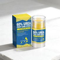 60% Urea Cream Stick with 2% Salicylic Acid, Foot & Hand Care for Callus Removal, Moisturizing & Exfoliating, Portable Roll-On Design 1pc