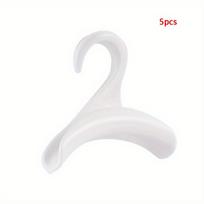 5pcs Hanging Bag Clothes Hanger, Wardrobe School Bag Tote Hook Rack, Handbag Hat Silky Scarf Storage Rack, 5pcs balta