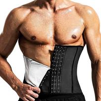 Waist Trimmer Trainer for Men Tummy Control Shapewear Neoprene Sweat Belt Slimmingaction Body Shaper Sport Workout Corsets S