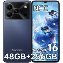 DOOGEE Note56Plus Andriod 16 Atrakintas telefonas, 48GB+256GB/2TB Išmanusis telefonas, Aštuonių branduolių 6.56 HD+ 90Hz Mobilusis 6150mAh,50MP+8MP, Mobilusis telefonas 8.45mm Itin plonas violetinė