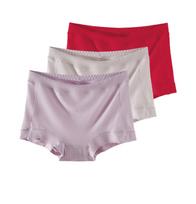3pcs High Waist Women's Boxer underwear Modal Shorts Plus Size Panties Breathable Underpants XL TO 6XL XL