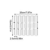 1SET Stiklinė vaza Gėlių hidroponika Vaza Mėgintuvėlis Vaza Šiaurės šalių stiliaus namų apdaila S-6PCS
