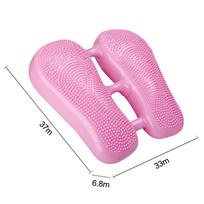 In-situ Exercise Mini Stepper Easy to Carry Folding Foot Peddle Exerciser Multi-function Home Weight Loss Machine High Quality Practical Daily Use rožinė
