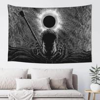 VIKAMA Berserk Guts Eclipse Tapestry Dark Manga Art Wall Hanging Polyester Anime Fan Decor for Bedroom Dorm 74x94cm(29x37in)