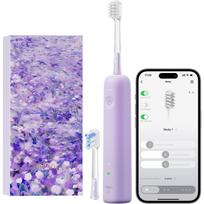 Laifen Wave Special elektrinis dantų šepetėlis +2 pakaitinės galvutės Purple 1 vnt.