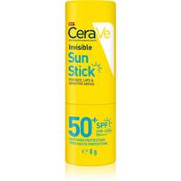 CeraVe Invisible Sun Stick SPF 50+ pieštukinis kremas nuo saulės SPF 50+ 8 g