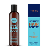 MOERIE, Ultimate Hair BOOST, drėkinamasis šampūnas, 250 ml