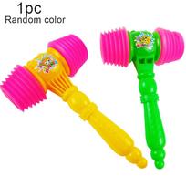 Didelis plastikinis cypiantis plaktukas su švilpuku Cypiantis žaislas Garso plaktukas Šventės reikmenys Juokingas žaislas Vocal Knocking Knocking Hammer Toy