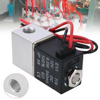 DC 12V solenoidinis vožtuvas 1/4 colio 1/8 colio 2 taktų paprastai uždarytas tiesioginio veikimo pneumatiniai vožtuvai vandeniui, orui, dujoms DC12V (1/4