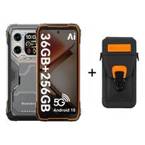 Blackview XPLORE 1 Dimensity 7050 Apsaugotas telefonas Android 15  (16GB+32GB) RAM 512GB ROM 6.78 colio 120Hz ekranas 20000mAh 12+256 with case oranžinė