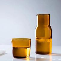 500ml stiklinis arbatos puodelio rinkinys, paprastas karščiui atsparus sulčių gėrimo puodelis su arbatos ąsotėliu, vandens butelis, indai, mėlynos spalvos 500ml oranžinė
