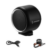 Su „Bluetooth“ suderinamas garsiakalbis, atsparus vandeniui kompaktiško dizaino įkraunamas belaidis dviračio rago nešiojamasis mini garsiakalbis juoda