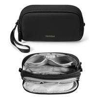 tomtoc Gadget Large Capacity Travel PC Peripherals Storage Small Item Mouse Business Convenient Two Black Pouch, Pouch, Pouch, Organizer, Bag, Case, juoda