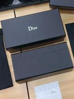 Dior Juodo Odos Didelis Akinių nuo Saulės Dėklas juoda