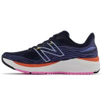 New Balance Fresh Foam X 860v12 Eclipse Night Sky Moteriški sportbačiai Mėlyni Ryškiai oranžiniai W860G12 38