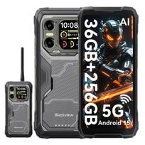 Blackview XPLORE 1 Racija 5G AI Lauko Išmanusis Telefonas 48GB+512GB Mobilusis NFC 12+256 juoda