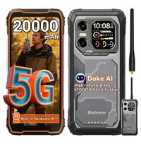 Blackview XPLORE 1 Racija 5G AI Lauko Išmanusis Telefonas 48GB+512GB Mobilusis NFC 12+256 oranžinė