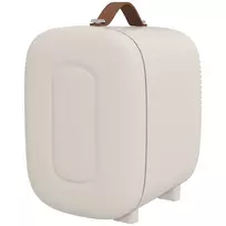 Mini šaldytuvas kosmetikai Homcom 20,3x26,3x28cm., kreminės spalvos