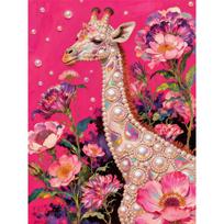 DIY Giraffe Pearl Art Painting for Home Wall Decor Pearl Gem Paintings Picture Arts Craft  for Adults/Beginners Gift Idea Home Decor Without Frame 30x40cm