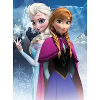 Disney Diamond Painting of Elsa and Anna From Frozen Full Diamond Cross-stitch DIY Gift for Home Decoration Round 20x30cm