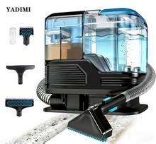 YADIMI Nešiojama kilimų ir baldų dėmių valymo mašina su savaime išsivalančia funkcija, 18 kPa siurbimo galia su 530 W varikliu, 1,75 l gėlo vandens ir 1 l nešvaraus vandens bakeliai mėlyna