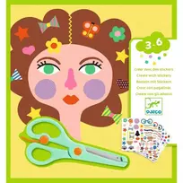 Djeco Kurkite su lipdukais - Kirpėja DJ09045
