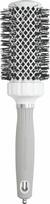 Plaukų šepetys Olivia Garden Expert Blowout Grip Wavy, balta sp./pilka sp.