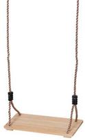 Pakabinamos sūpynės vaikams Greenmill Wooden Swing GR0124, 16 cm, 1.2 cm, ruda sp.