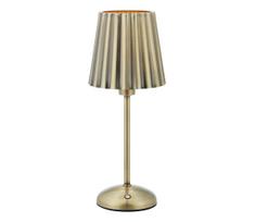Markslöjd 109127 - LED reguliuojama įkraunama stalinė lempa CELIA 1xE14/2W/2000 mAh, žalvarinė