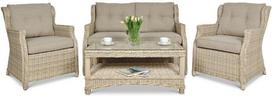 Lauko baldų komplektas TRIVENTO 2, Beige