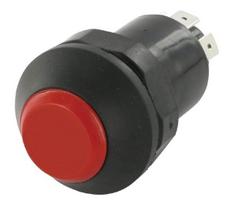 PTO mygtukinis jungiklis apvalus raudonas Pneutron 11145340PN