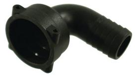 Žarnos antgalis 90° 30mm su vidine jungtimi T4 1190430