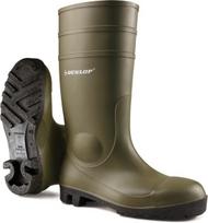 Apsauginiai guminiai auliniai batai Dunlop Protomastor, žali, S5 klasė, 44 dydis (UK 10), 142VP44