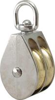 Dvigubas virvės skriemulys su suktuku 50 mm 1565240950