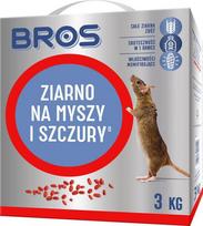 Grūdai nuo pelių ir žiurkių BROS, 3 kg 1594001300