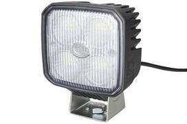 LED darbo žibintas 1000 lm, kvadratinis, 12/24V, baltas, 122x53x95 mm, su laikikliu, Flood, 4 LED, Hella 1GA996284002