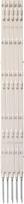 Plastikinis kuolas dvigubas smaigas 102 cm (5 vnt.) 444901