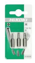 Torx antgaliai 1/4" T10/T15/T20-25mm 4100304