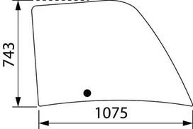 Durų stiklas 85806270