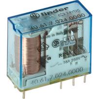 PCB/įstatoma relė 5 mm kontaktų žingsnis, 1CO 16A / 12V DC SENS / AgSnO2 406170124000