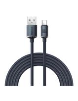 USB-C laidas greitam įkrovimui ir duomenų perdavimui 100W 2m juodas