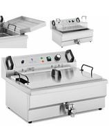 Žuvies spurgų traškučių gruzdintuvė su drenu 3000 W 16 L 230 V