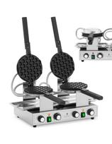 Dviguba burbulinė vaflinė burbuliniams vafliams TEFLON 2 x 1400 W