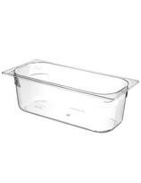 Ledų indelis iš polikarbonato 360x165x120mm - skaidrus 5L - HENDI 807026