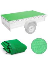 Apsauginis krovinio apsauginis tinklelis priekabai 2,5 x 3,5 m, žalias